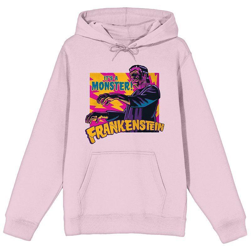 Men's Universal Monsters Graphic Hoodie, Size: XXL, Pink Product Image