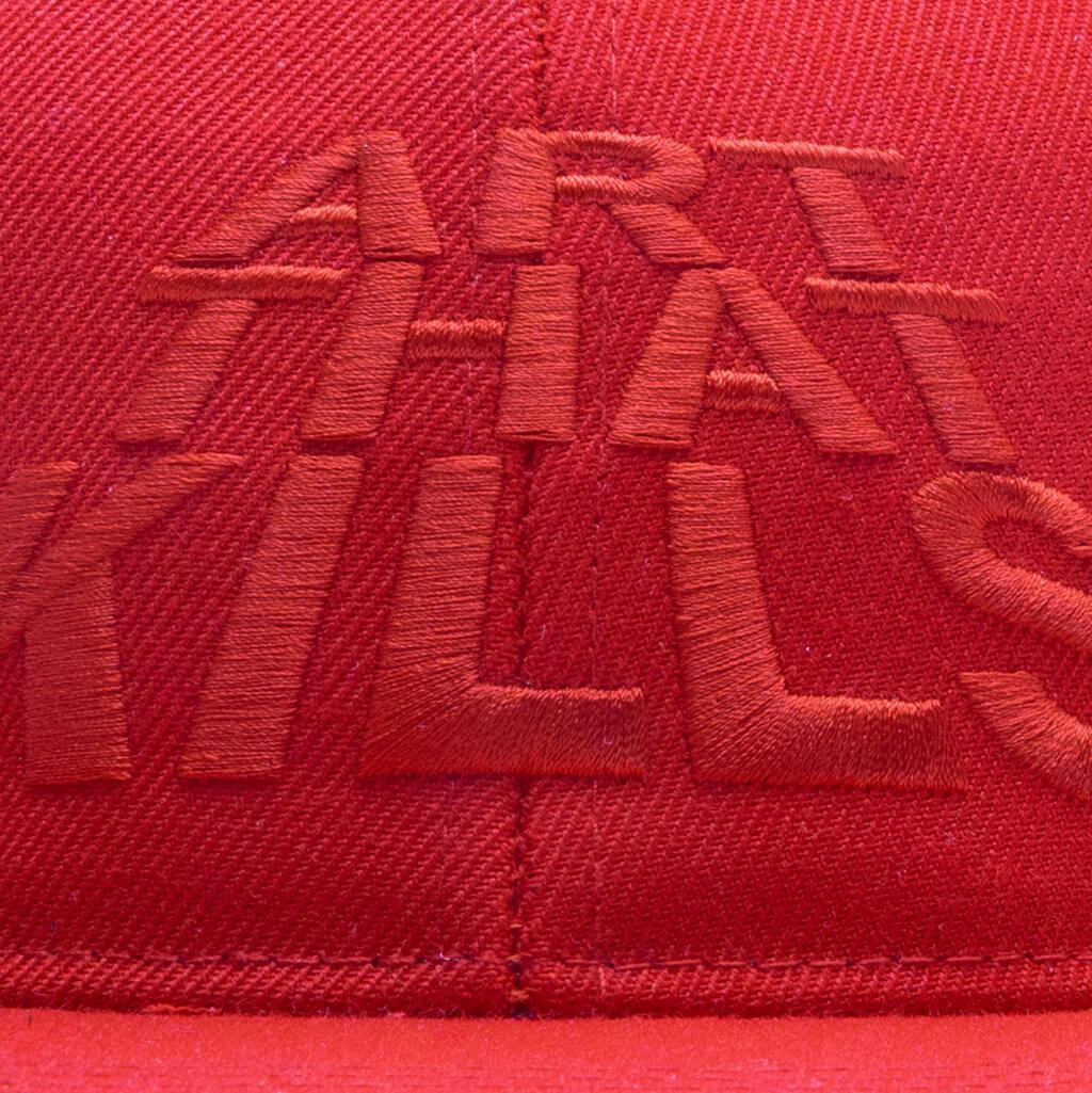 ATK G Patch Fitted Cap - Red Product Image