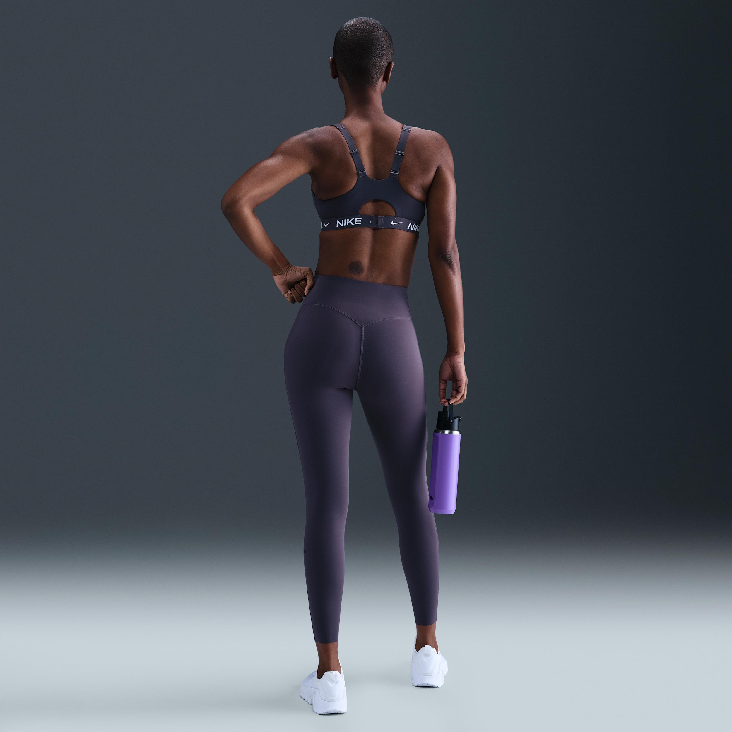 Nike Womens Universa High-Waisted 7/8 Leggings with No Front Seam | HQ6813-036 Product Image