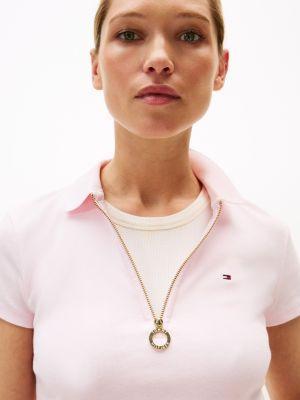 Slim Fit Zip Polo Product Image