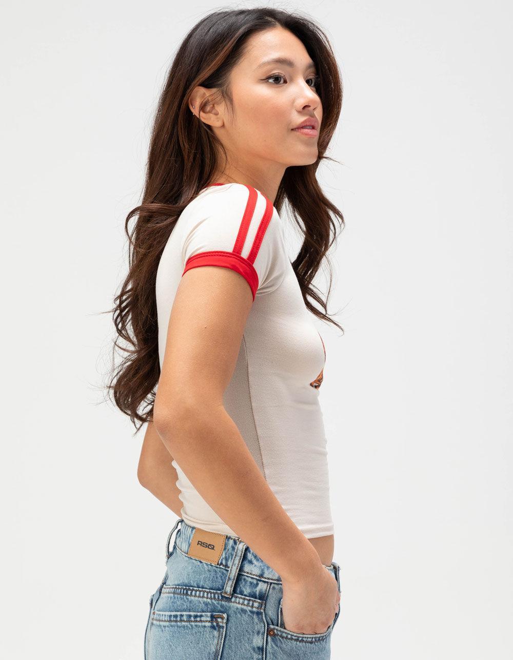 RSQ Womens Tomato Baby Tee Product Image