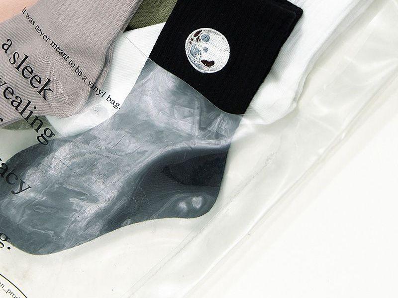 Planet Embroidered Socks Product Image