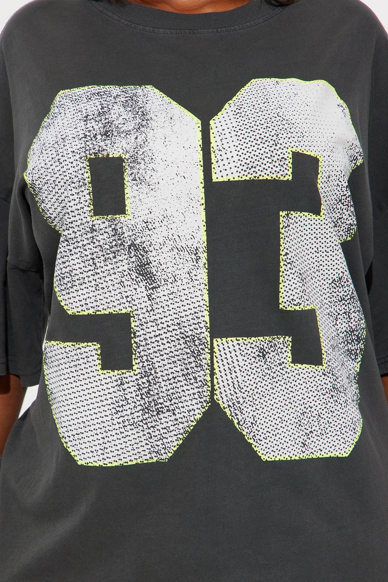 The Big 93 Washed Tee - Black Wash Product Image