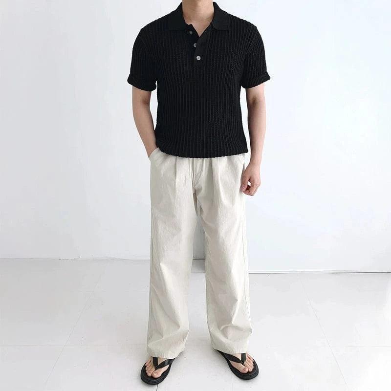RT No. 18272 KNIT MESH POLO SHORT SLEEVE Product Image