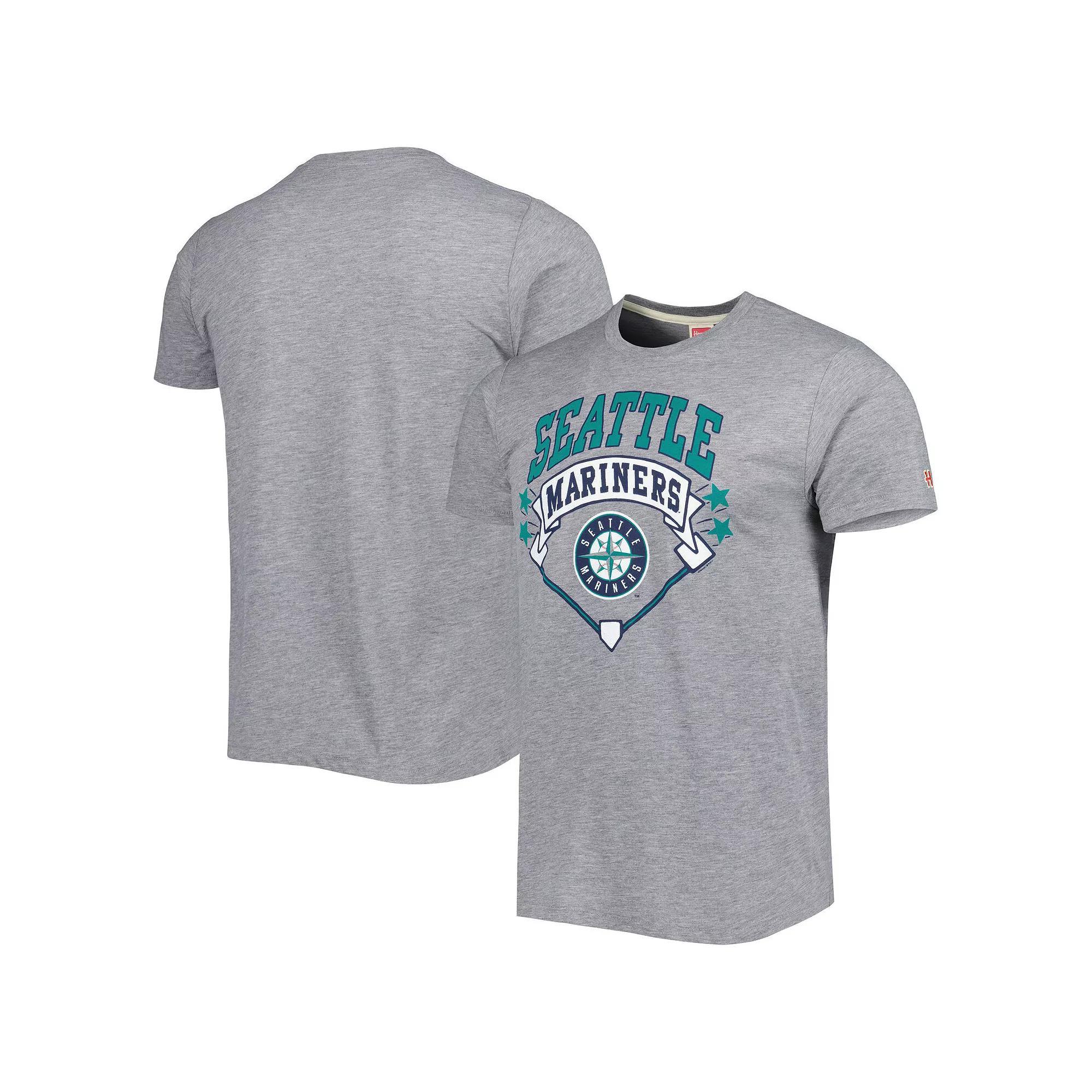Mens Homage Gray Seattle Mariners Diamond Tri-Blend T-Shirt Product Image