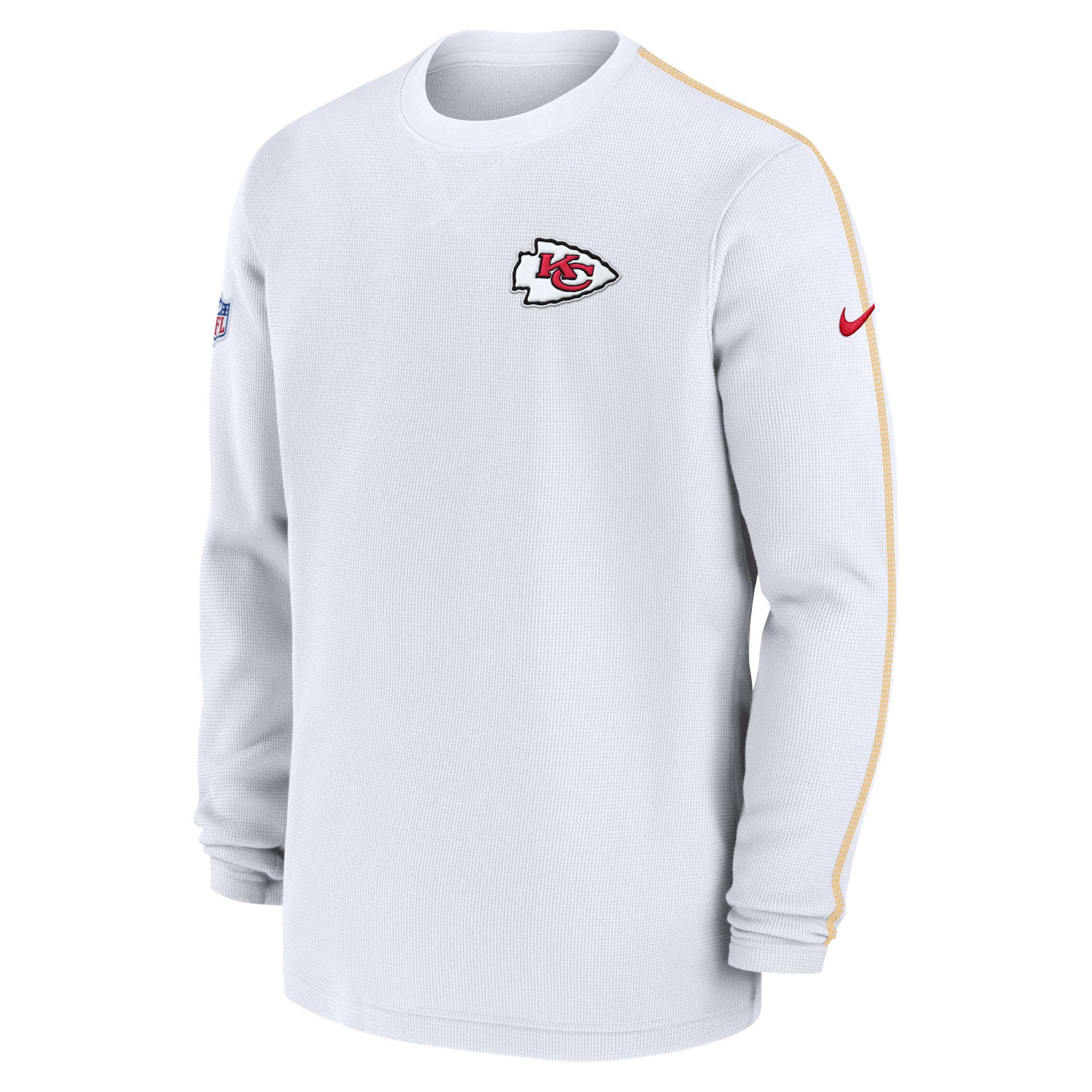 New England Patriots Sideline Coach Menâs Nike Men's NFL Long-Sleeve Top Product Image