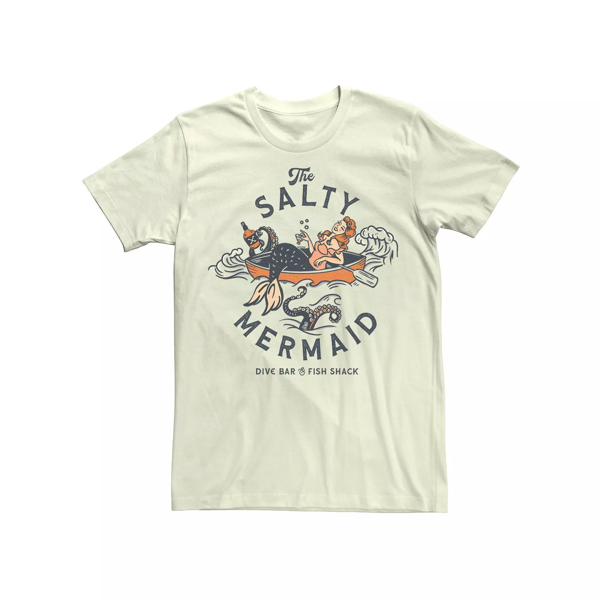 Men's The Salty Mermaid Dive Bar & Fish Shack Graphic Tee,  Product Image