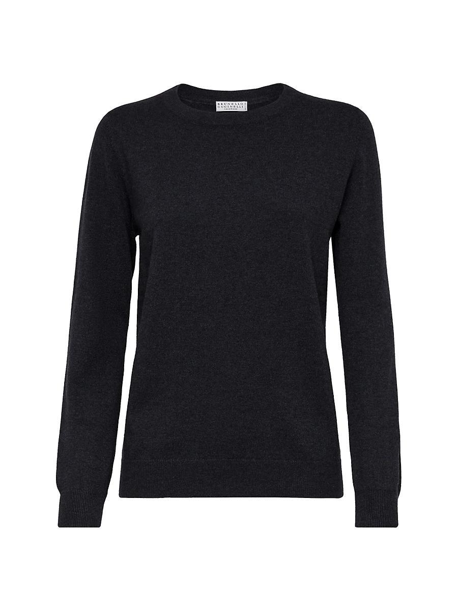 Womens Cashmere Sweater with Monili Product Image
