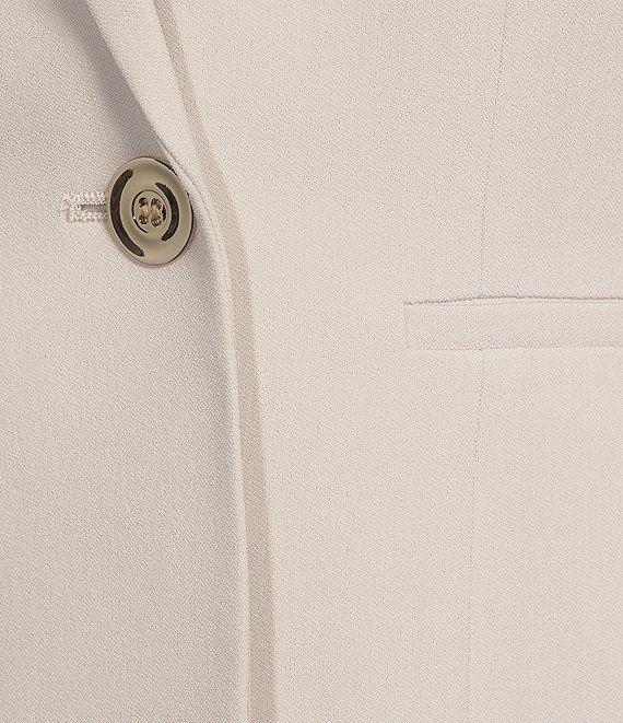 Kasper Crepe Panel Seamed One-Button Jacket Product Image