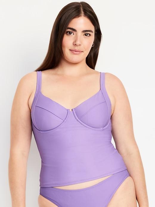 Underwire Tankini Swim Top Product Image