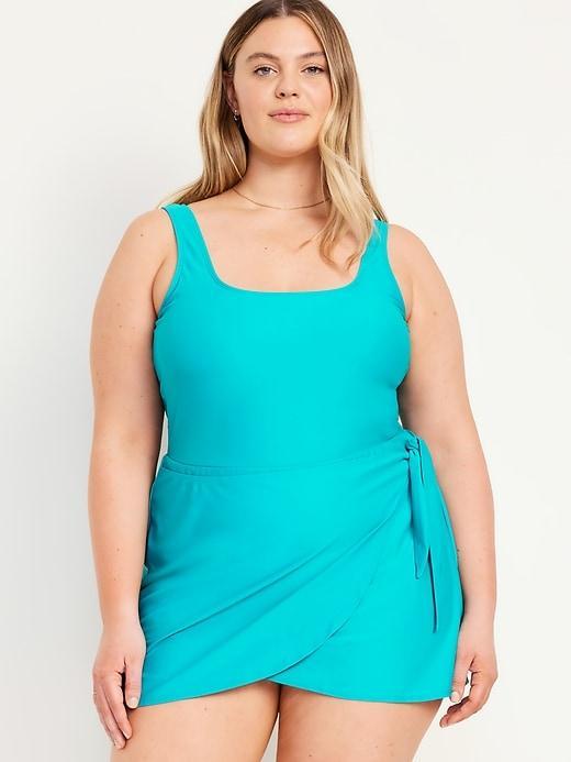 Side-Tie Swim Dress Product Image