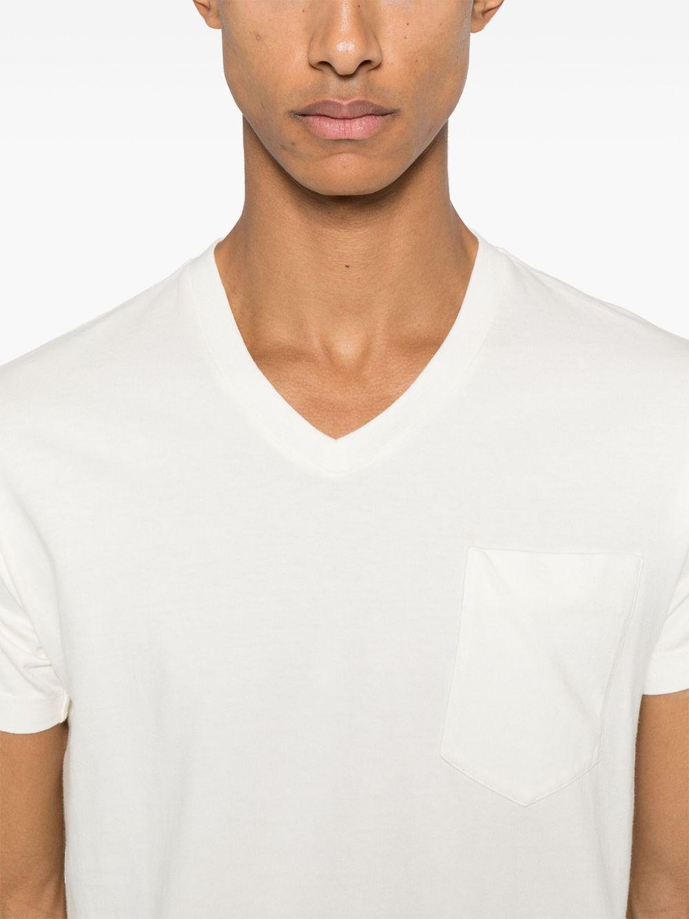 TOM FORD Slim-fit Lyocell And Cotton-blend Jersey T-shirt In Neutrals Product Image