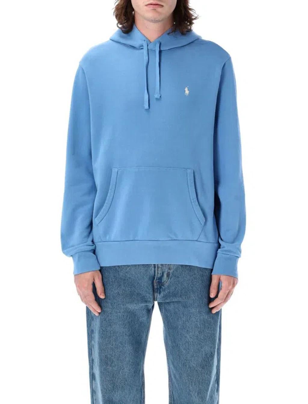 POLO RALPH LAUREN Hooded Sweatshirt In Blue Product Image