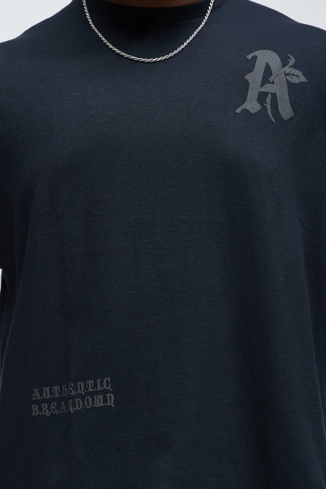 Authentic Breakdown Short Sleeve Tee - Black Product Image