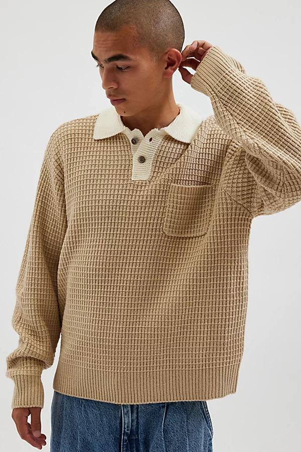 OBEY Danny Polo Sweater Mens at Urban Outfitters Product Image