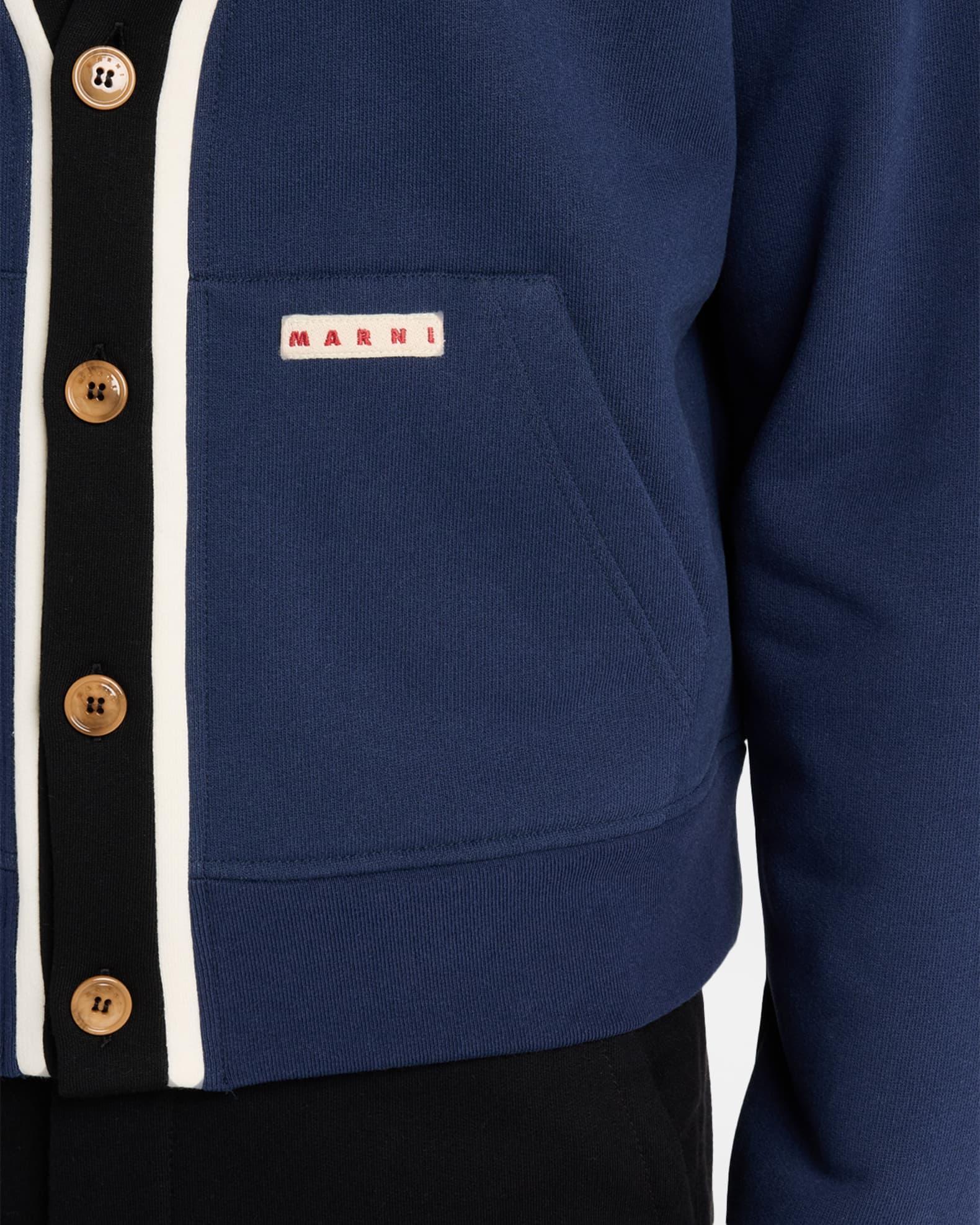 Men's Stripe-Trim Cardigan Product Image