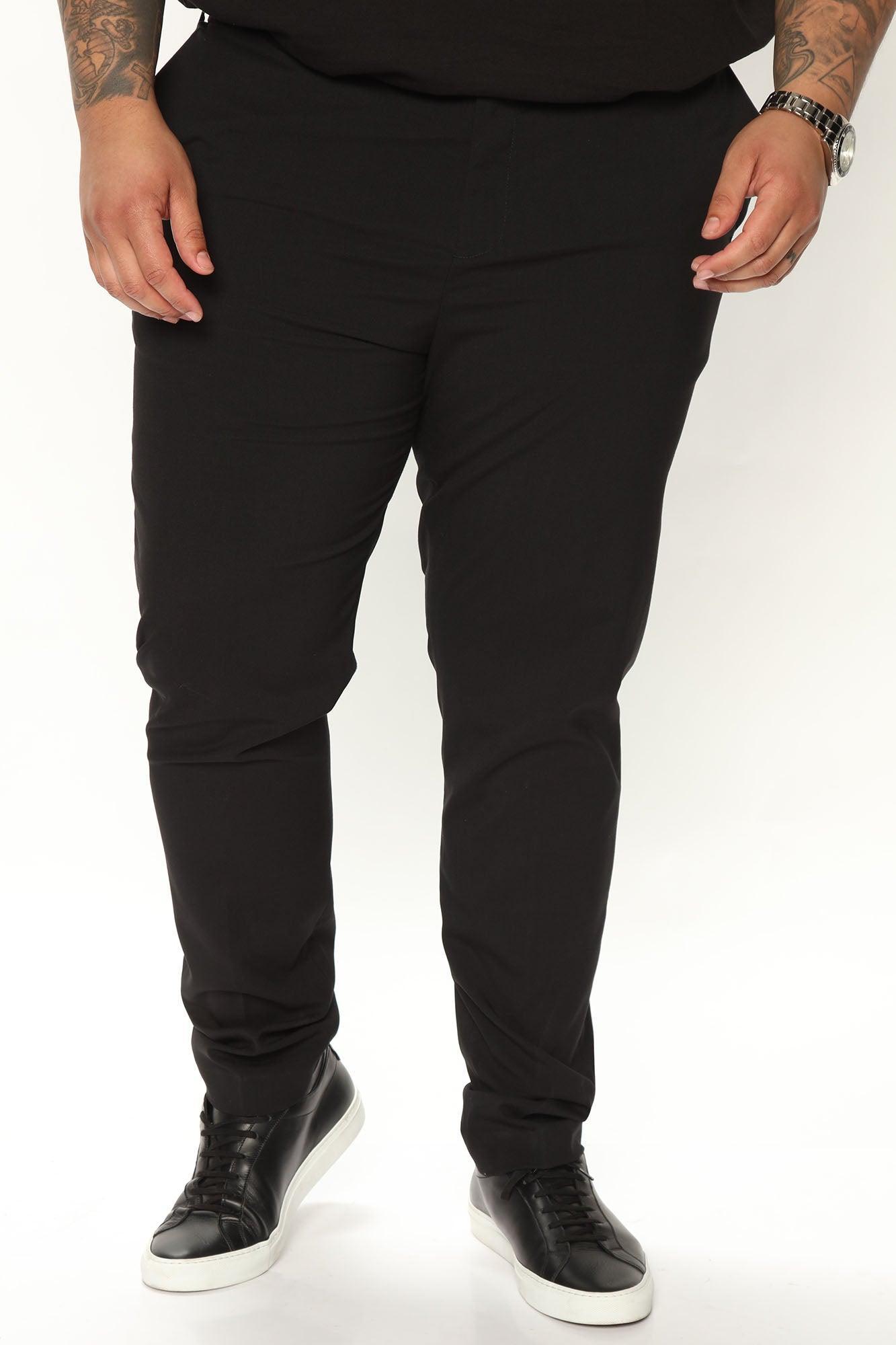Tall Modern Stretch Slim Trouser - Black Product Image
