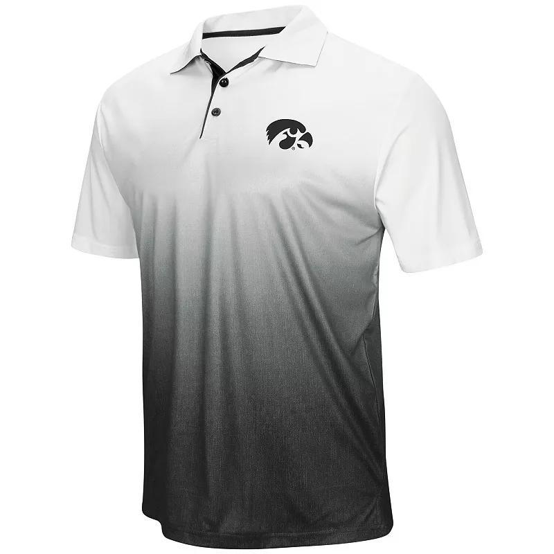 Mens Colosseum Heathered Gray Iowa Hawkeyes Magic Team Logo Polo Product Image