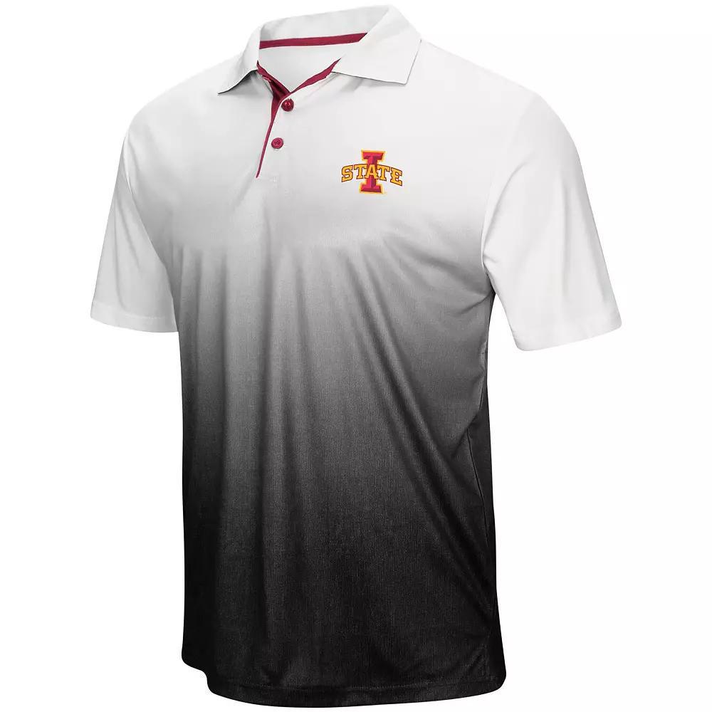 Men's Colosseum Gray Iowa State Cyclones Magic Team Logo Polo, Size: Small, Grey Product Image