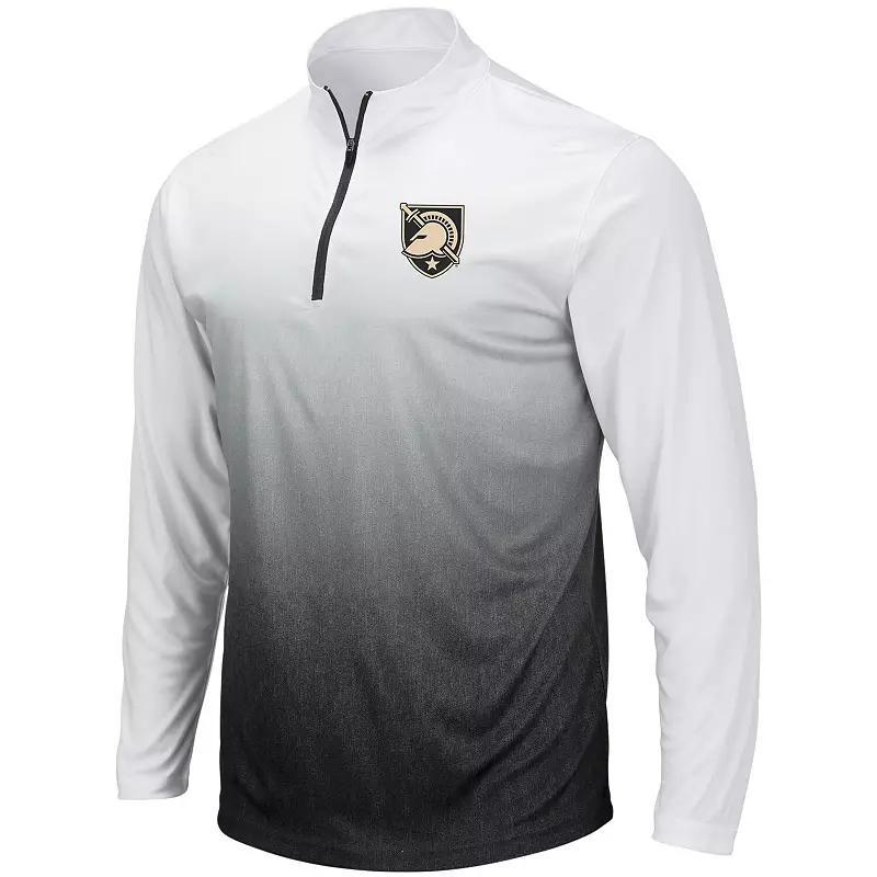 Mens Colosseum Gray Virginia Tech Hokies Magic Team Logo Quarter-Zip Jacket Product Image