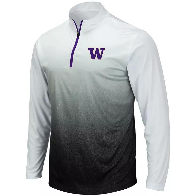 Men's Colosseum Gray Washington State Cougars Magic Team Logo Quarter-Zip Jacket, Size: 2XL, Wsc Grey Product Image