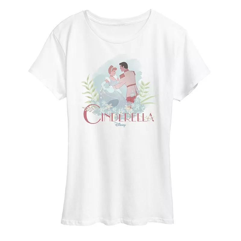 Disney Princess Cinderella Womens Prince Logo Graphic Tee Product Image