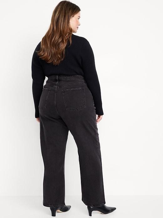 Curvy Extra High-Waisted Wide-Leg Jeans Product Image