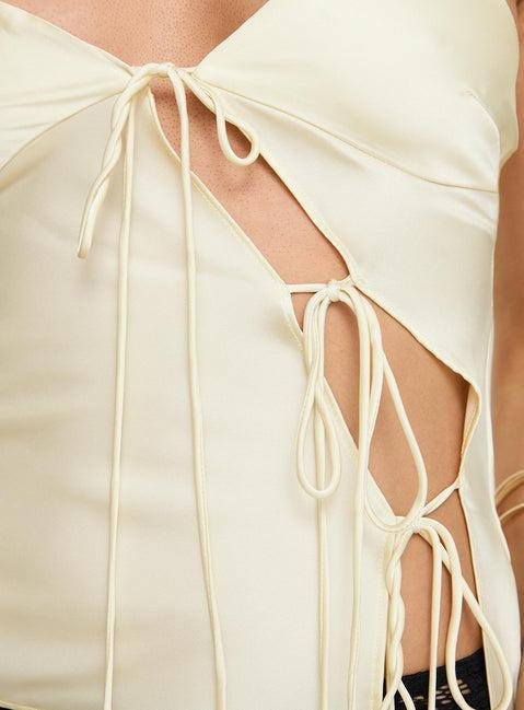 Mariah Cami Top Cornsilk Product Image