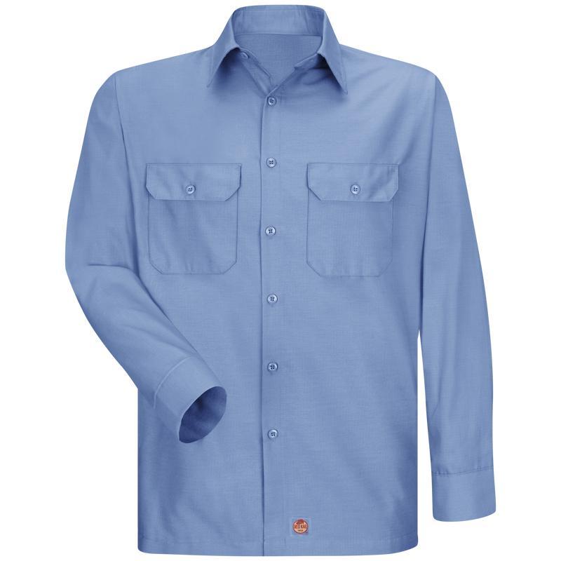 Red Kap Men's Long Sleeve Solid Rip Stop Shirt Product Image