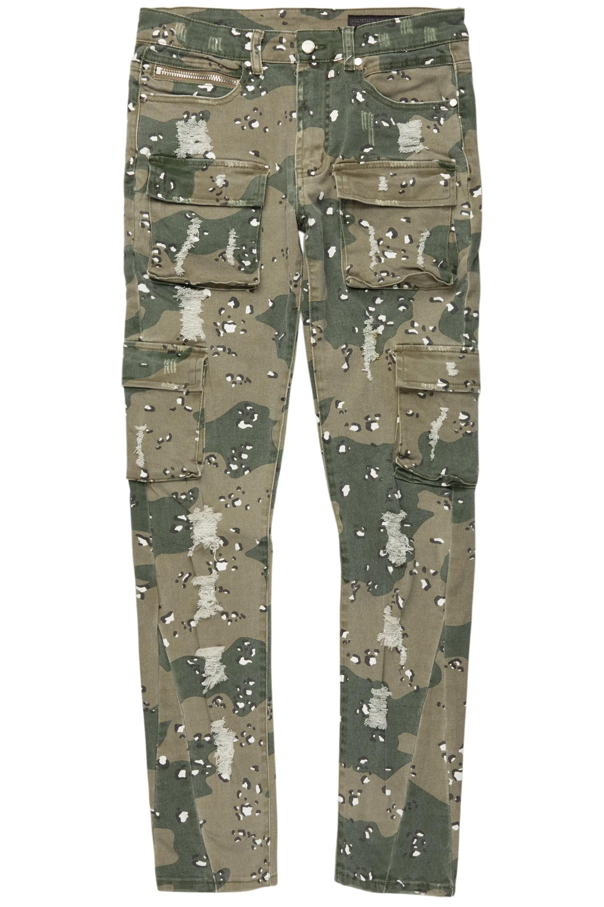 Kade Camo Skinny Fit Jean Male Product Image