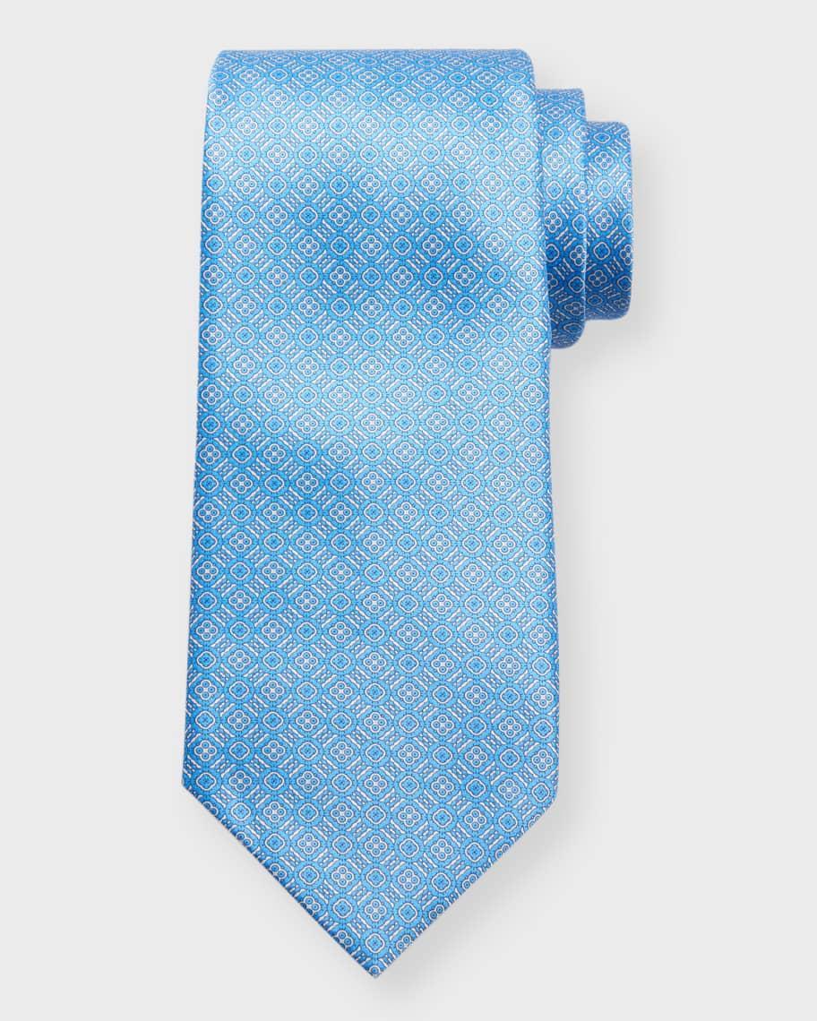 Mens Handmade Luxury Silk Tie Product Image