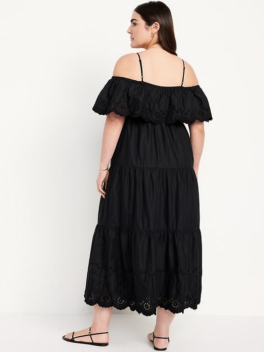 Cold Shoulder Maxi Swing Dress Product Image