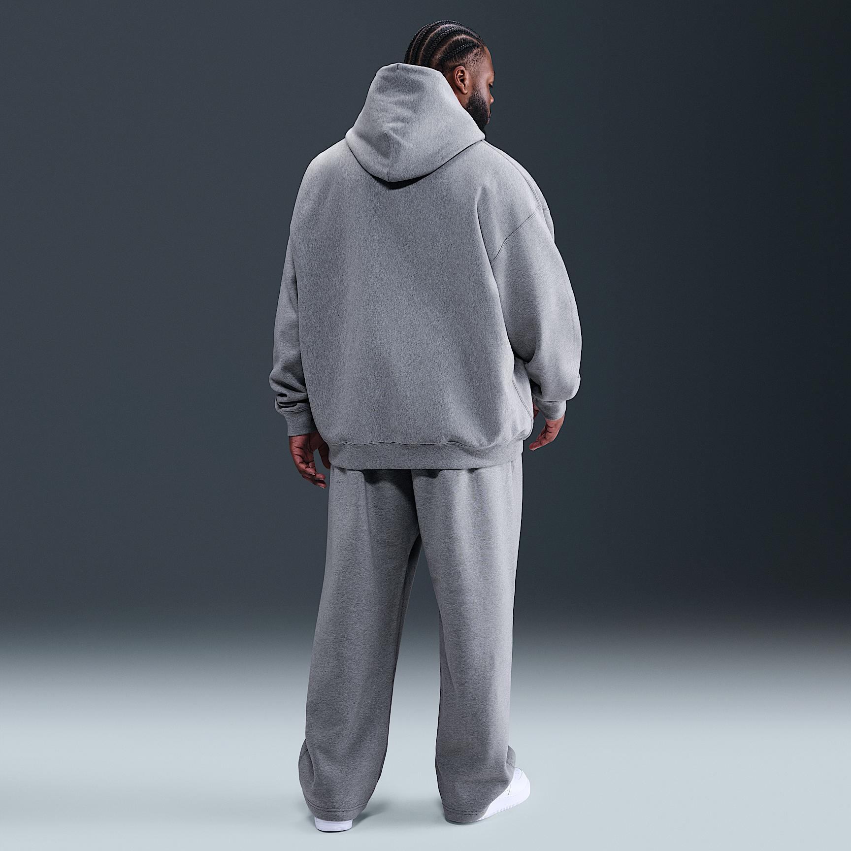 Nike Mens Solo Swoosh Fleece Open-Hem Pants | HV1090-010 Product Image
