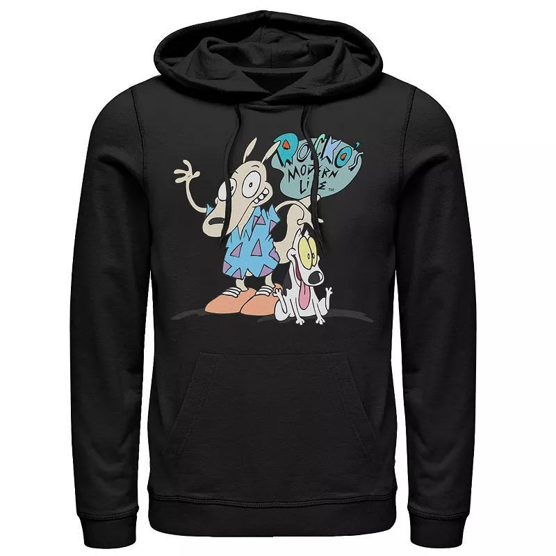 Men's Nickelodeon Rocko's Modern Life Show Intro Hoodie, Size: 3XL, Athlc Hthr Product Image