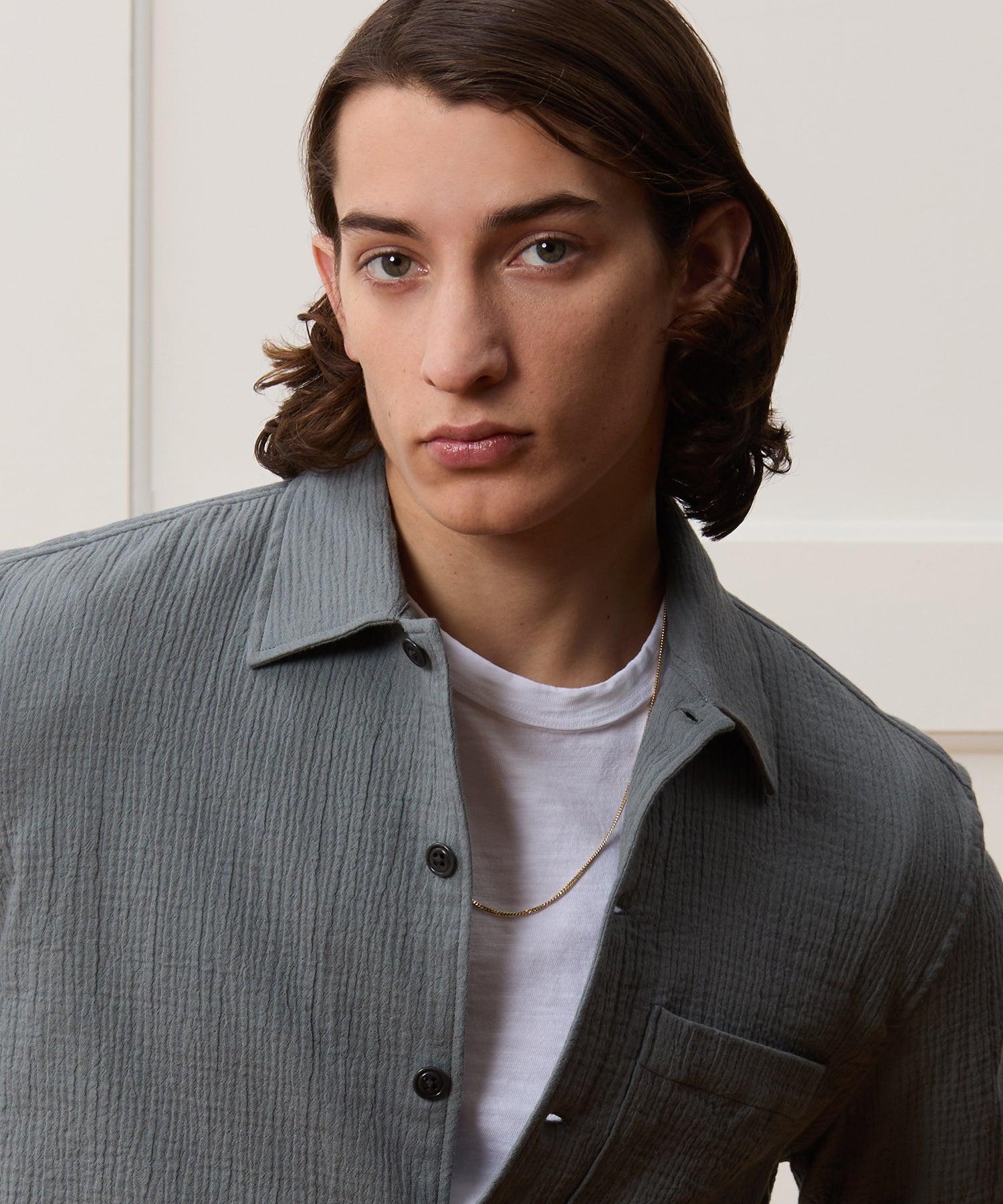 Cotton Double Cloth Gauze Overshirt Product Image