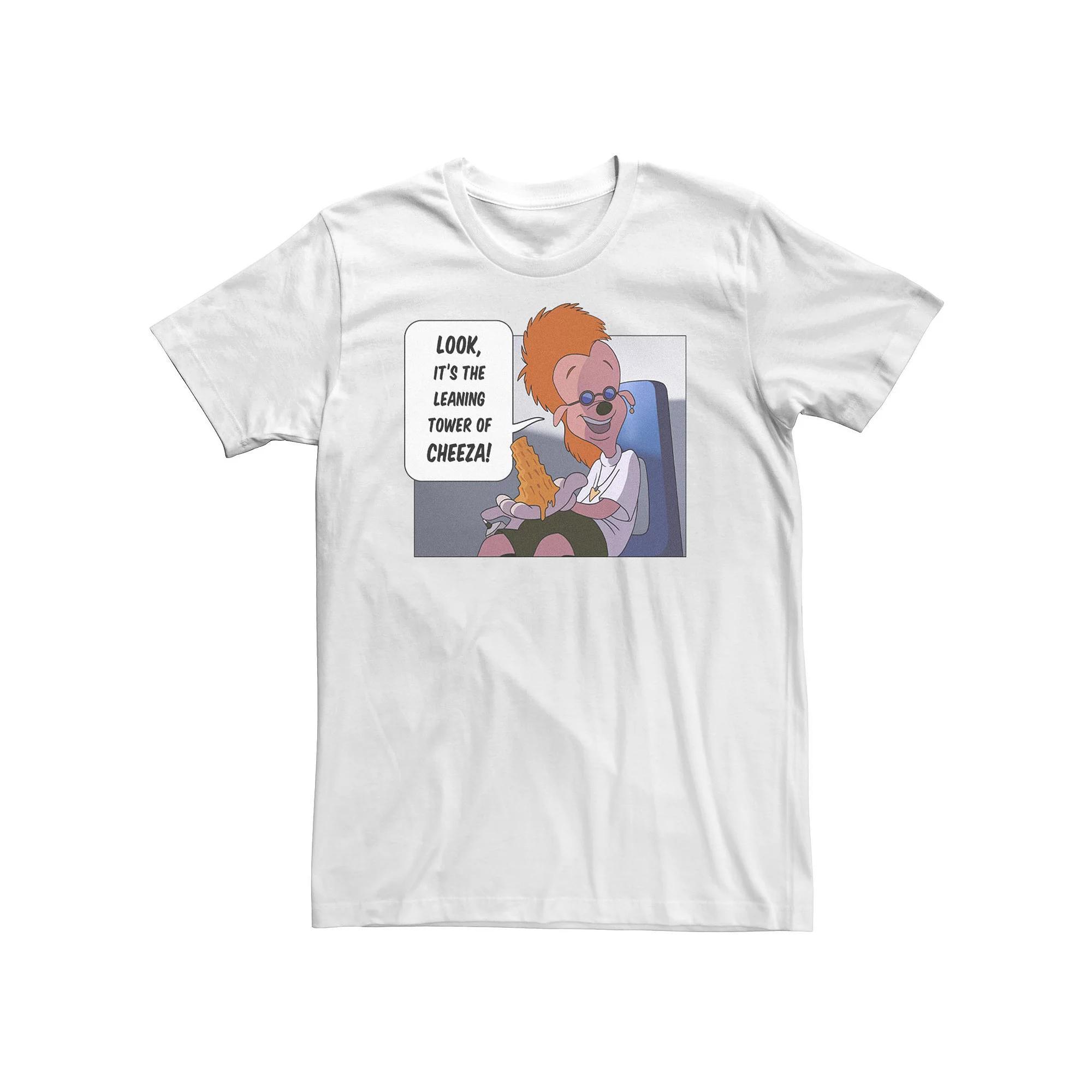 Big & Tall Disney A Goofy Movie Look It's The Leaning Tower Of Cheeza Tee, Men's,  Product Image