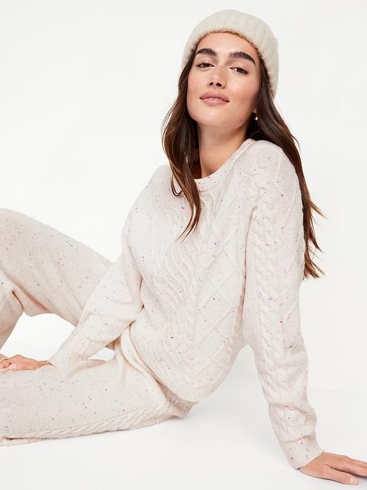 SoSoft Cable-Knit Sweater Product Image