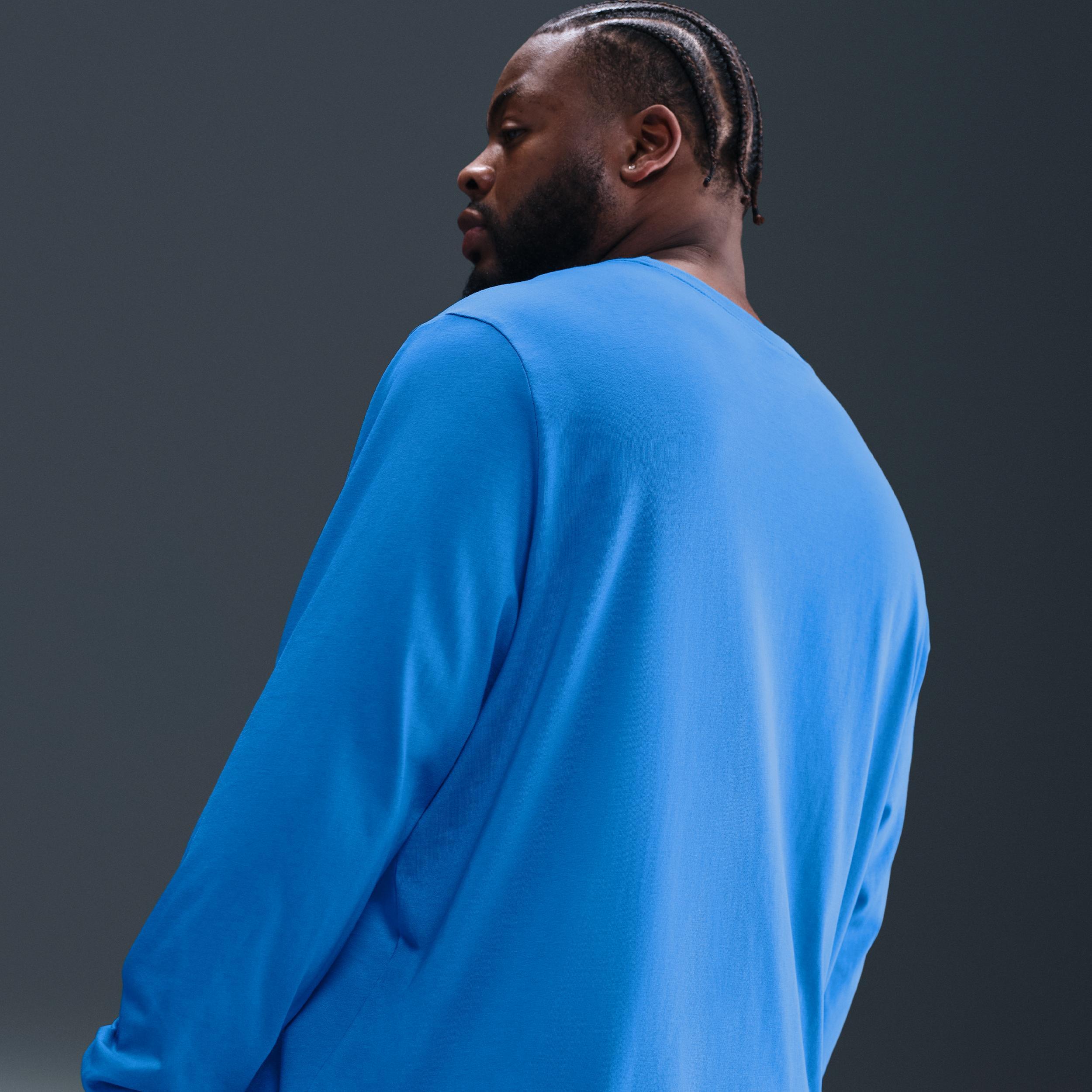 Mens Nike Sportswear Long-Sleeve T-Shirt | CI6291-435 Product Image