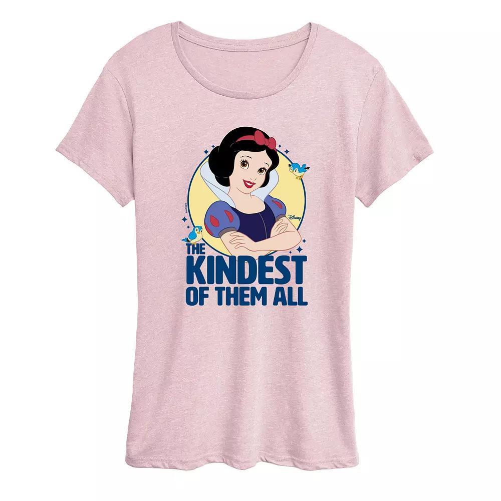Disney Princess Snow White Women's The Kindest Of Them All Graphic Tee,  Product Image