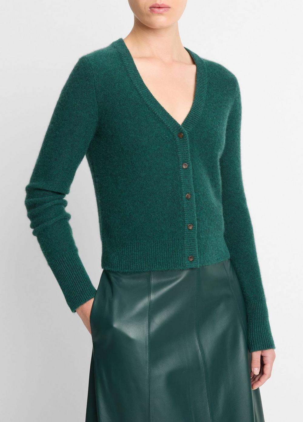 Plush Cashmere Cardigan Product Image