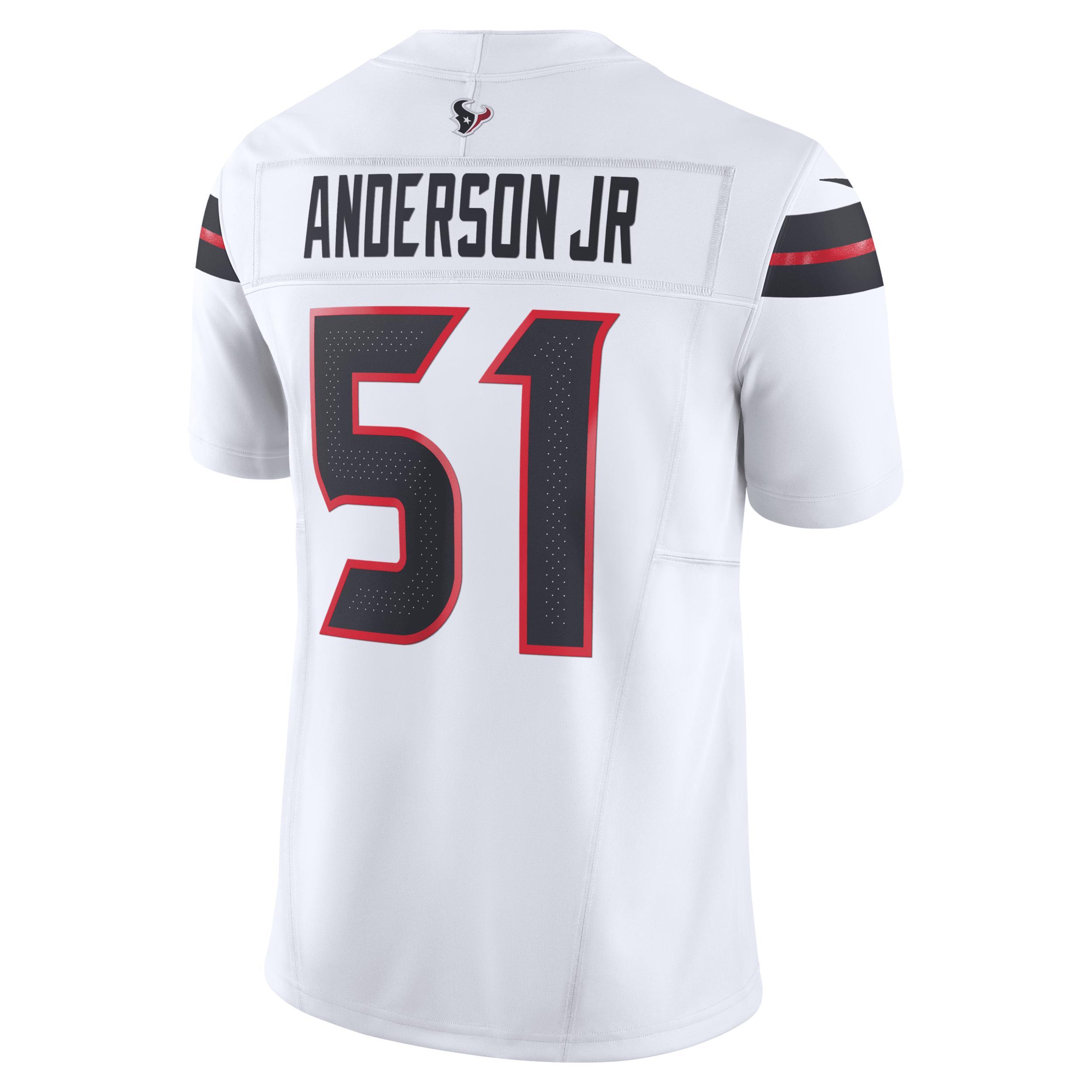 Men's Nike Will Anderson Jr. White Houston Texans Vapor F.U.S.E. Limited Jersey, Size: Small Product Image