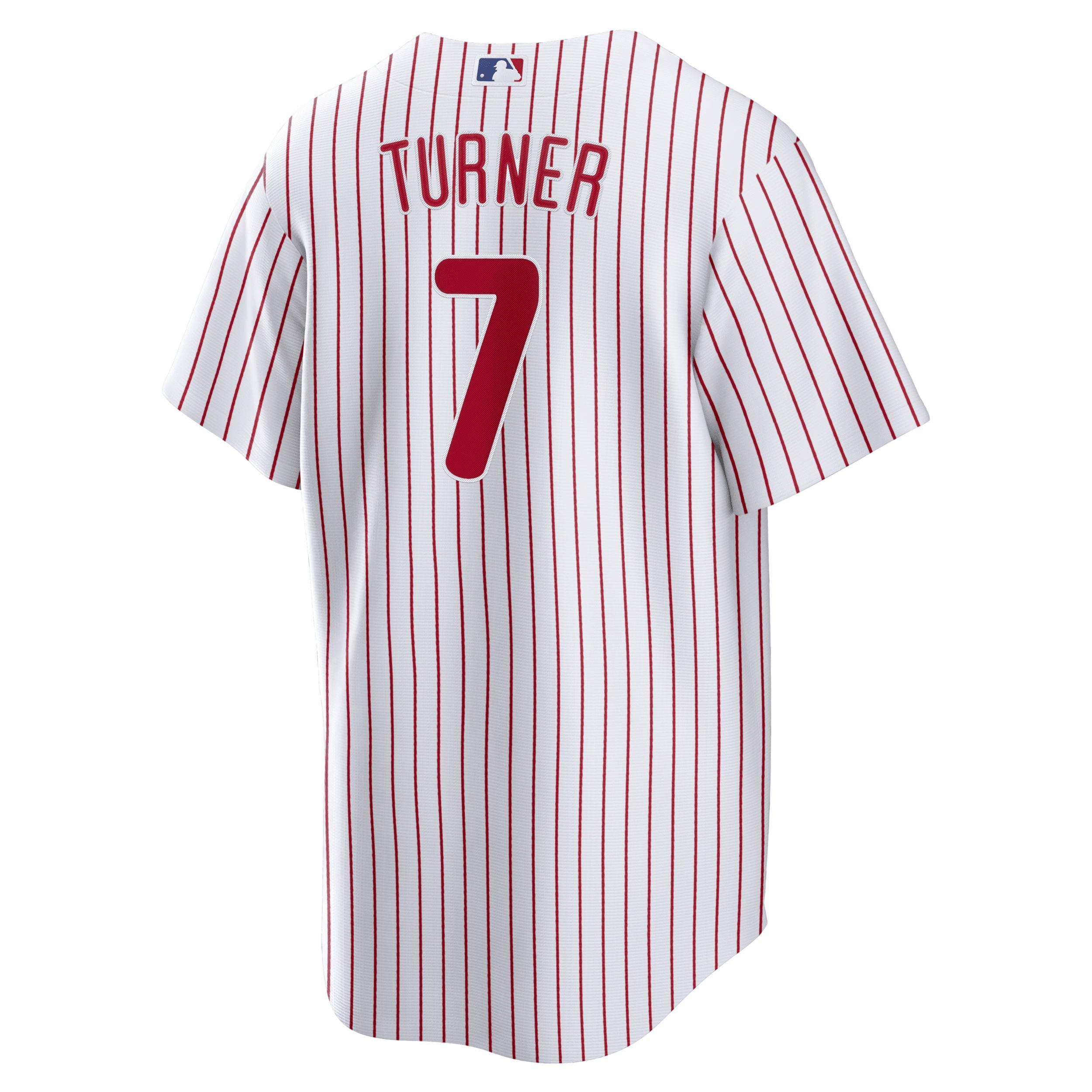Nike Men's MLB Philadelphia Phillies (Trea Turner) Replica Baseball Jersey Product Image