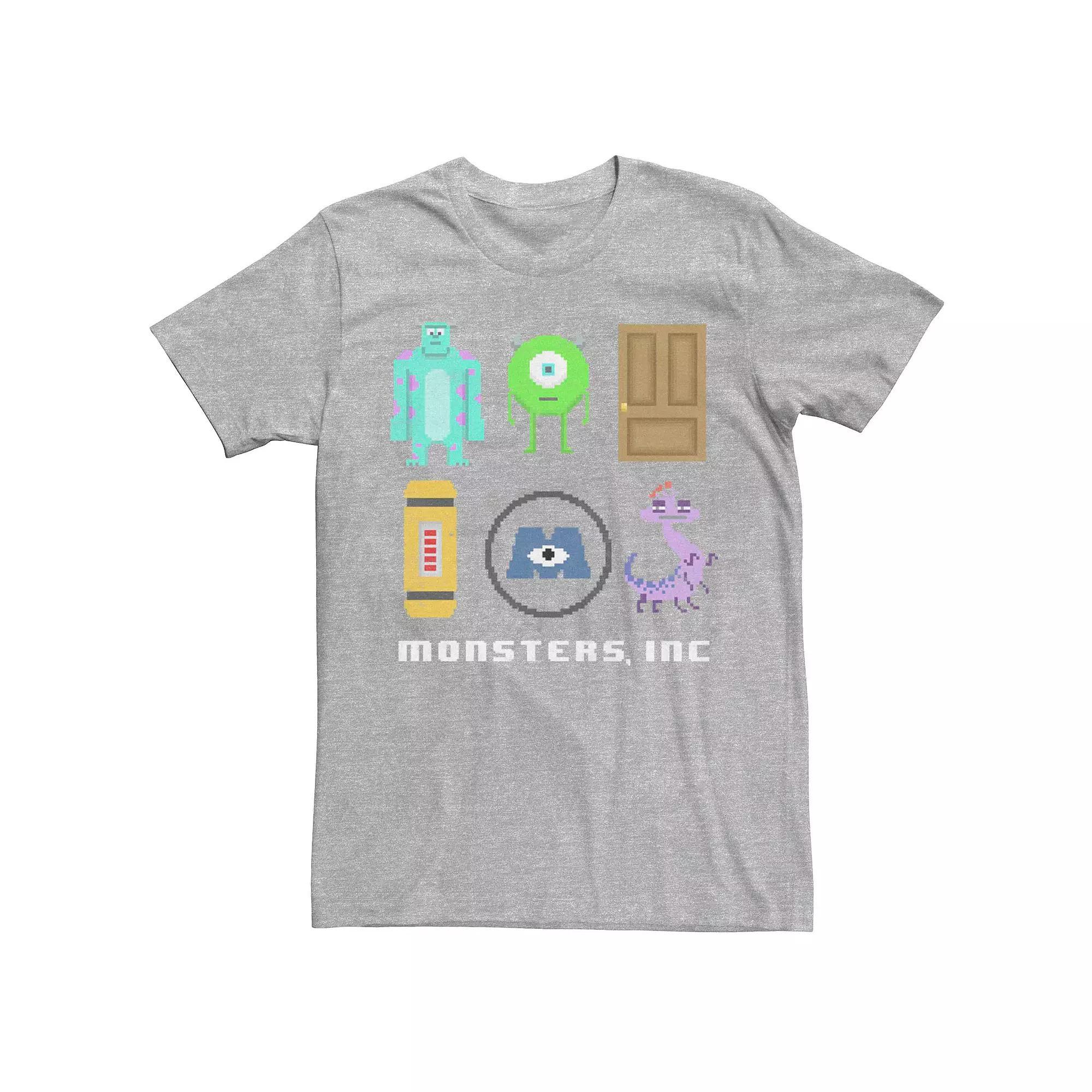 Men's Disney Pixar Monsters Inc Pixel Squad Tee,  Product Image