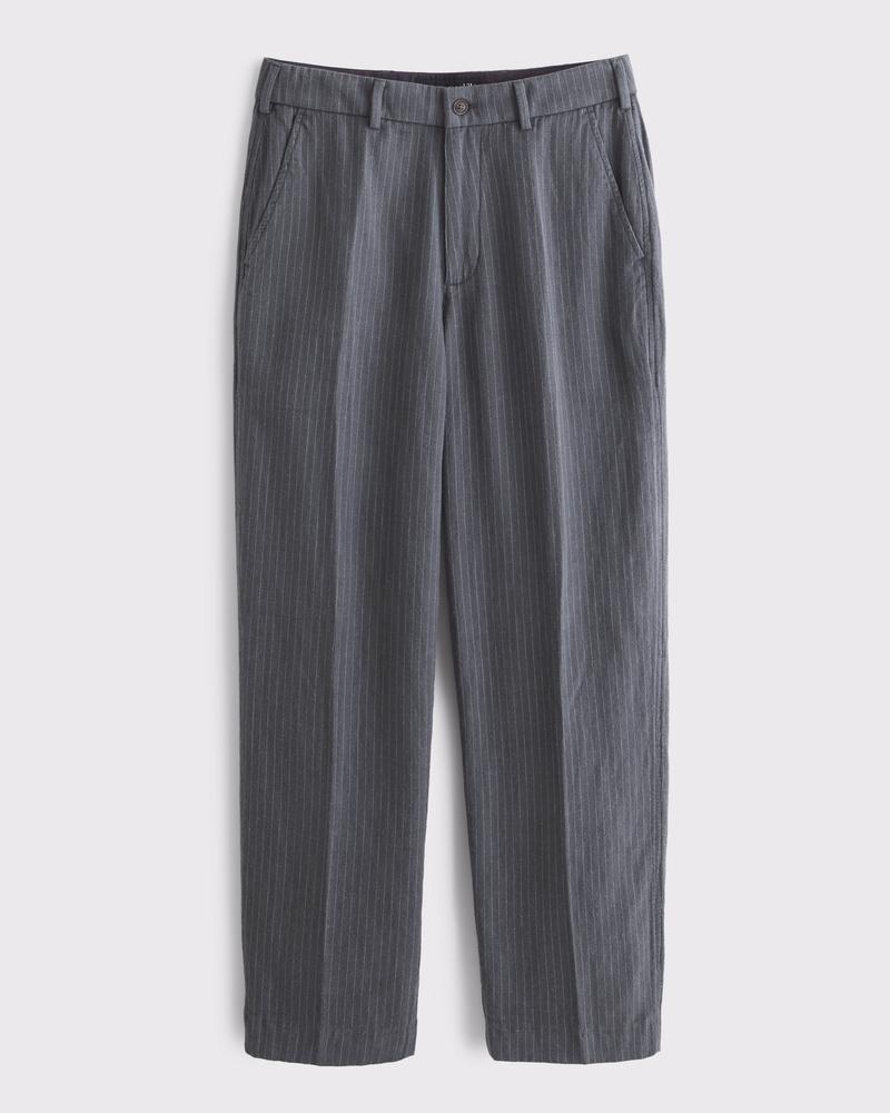 Baggy Tailored Linen-Blend Trouser Product Image