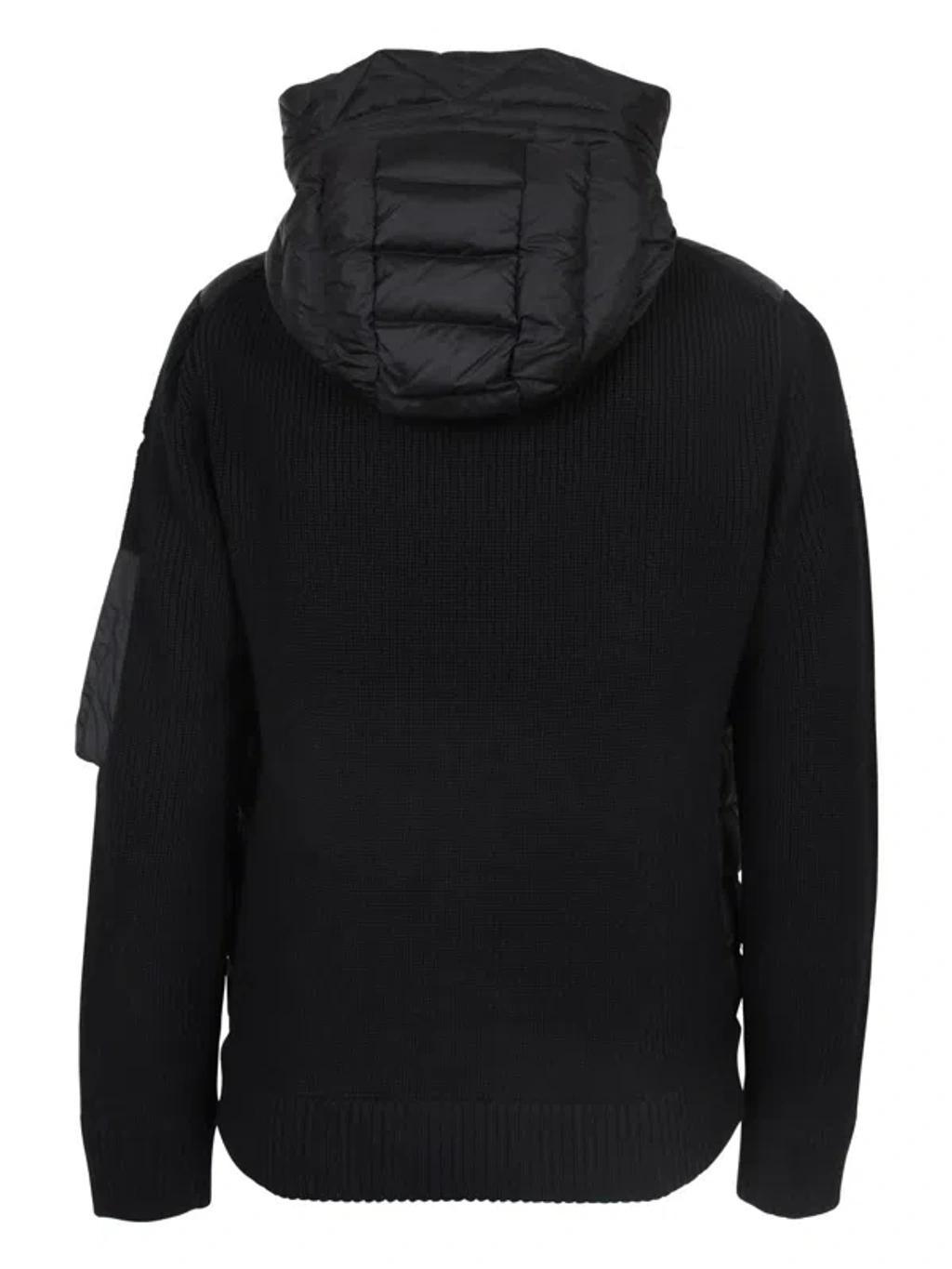 MONCLER Tricot Cardigan Clothing In Black Product Image