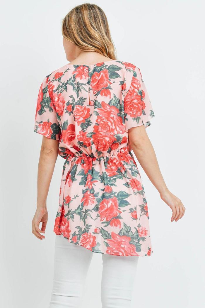 Short Sleeve Floral Top Product Image