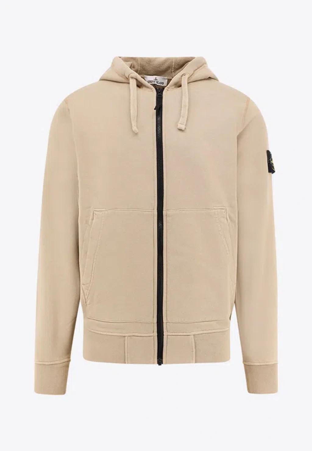 STONE ISLAND Sweatshirt In Beige Product Image