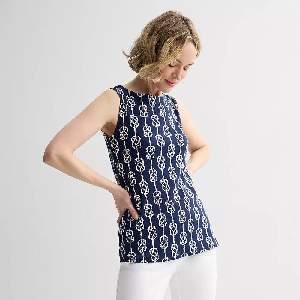 Women's Croft & Barrow® Bateau Tank Top,  Product Image