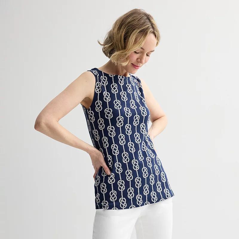 Women's Croft & Barrow® Bateau Tank Top,  Product Image