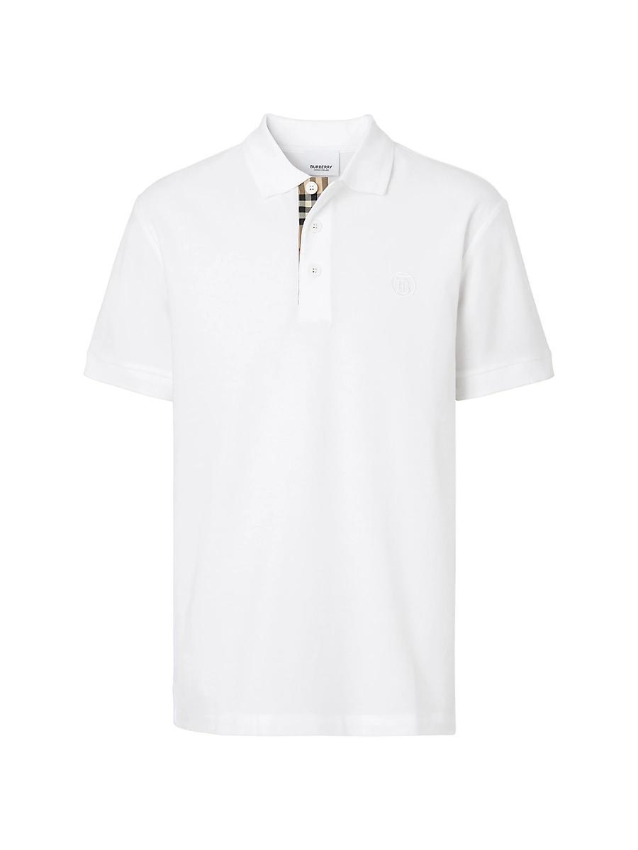 Mens Eddie Piqu Polo Shirt Product Image